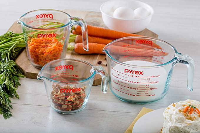 pyrex measuring glass cup