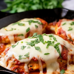 clean keto dinner ideas - chicken parmesan recipe