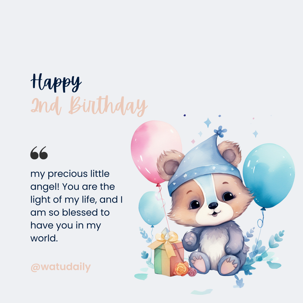 baby girl happy 2nd birthday princess quotes and caption