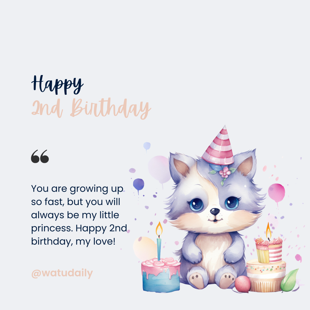 2nd birthday quotes and captions