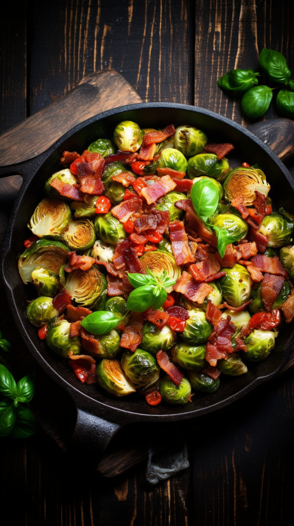 Brussel sprouts with bacon