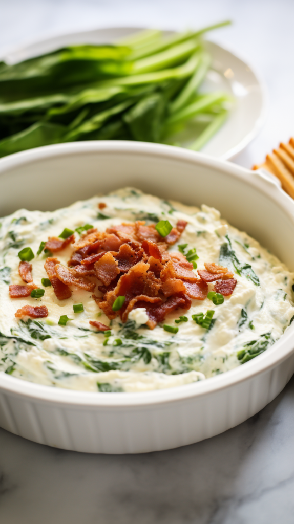 creamed spinach and bacon - keto christmas sides