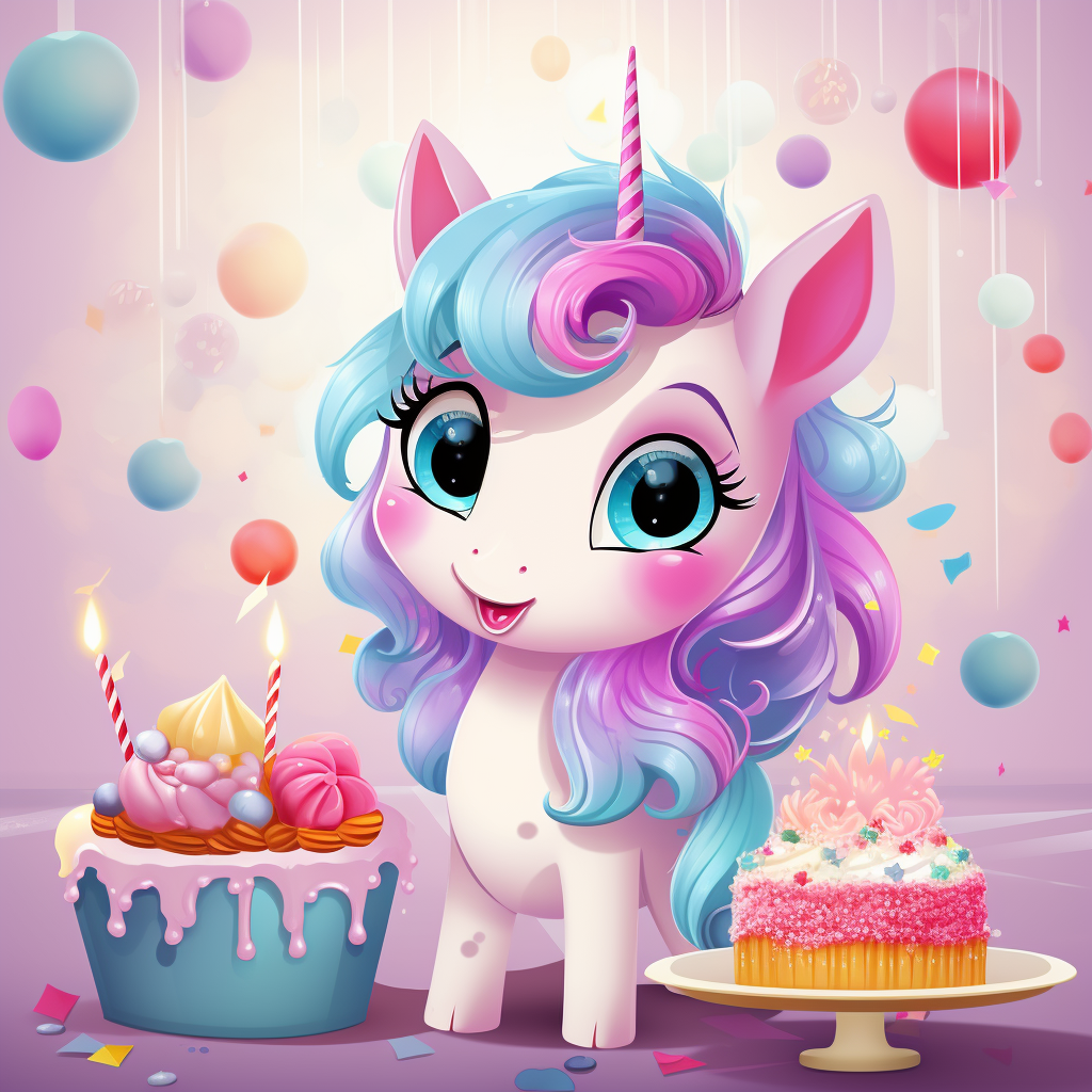 unicorn themed 2nd birthday party