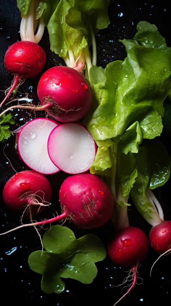 canning radishes recipes - washed and ready