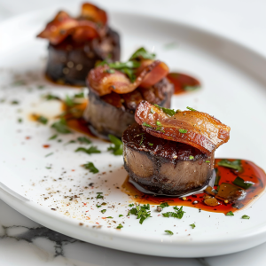 venison and bacon bites