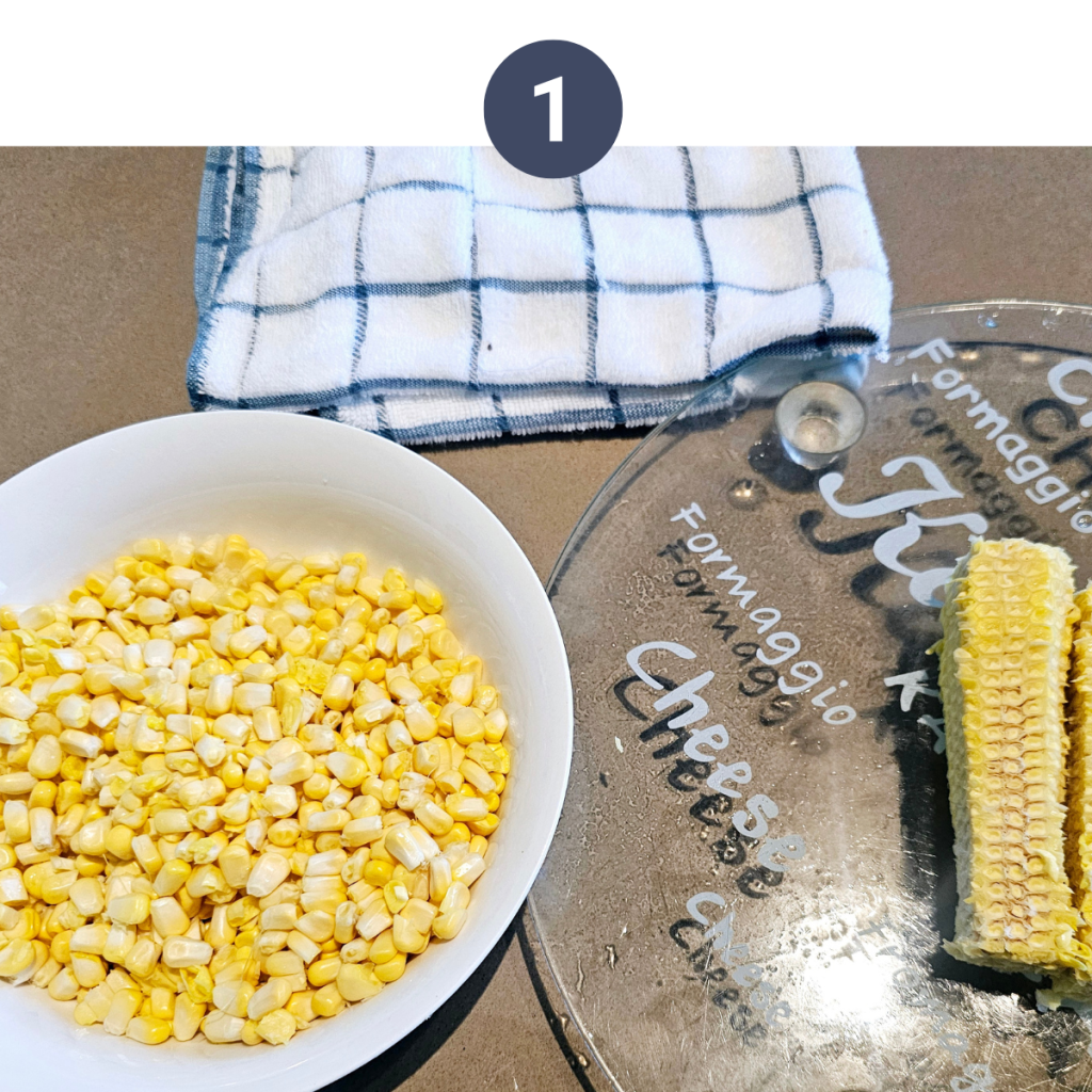 remove kernels from the cob