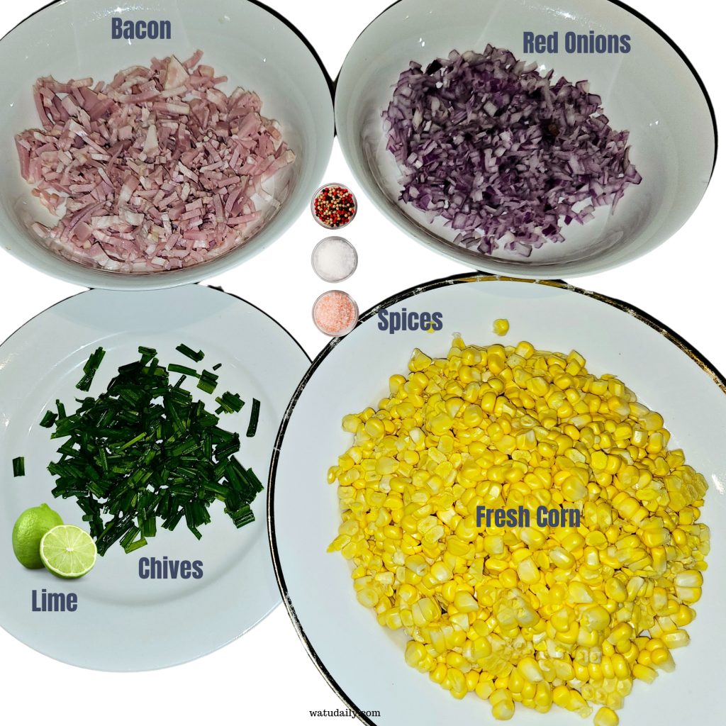 southern fried corn ingredients
