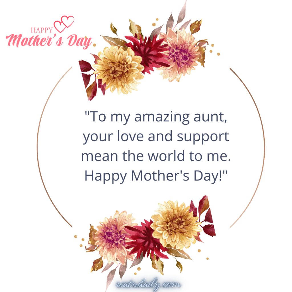 aunty quotes for mother's day