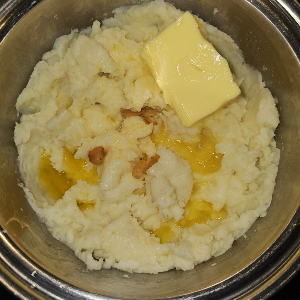 potatoes and butter