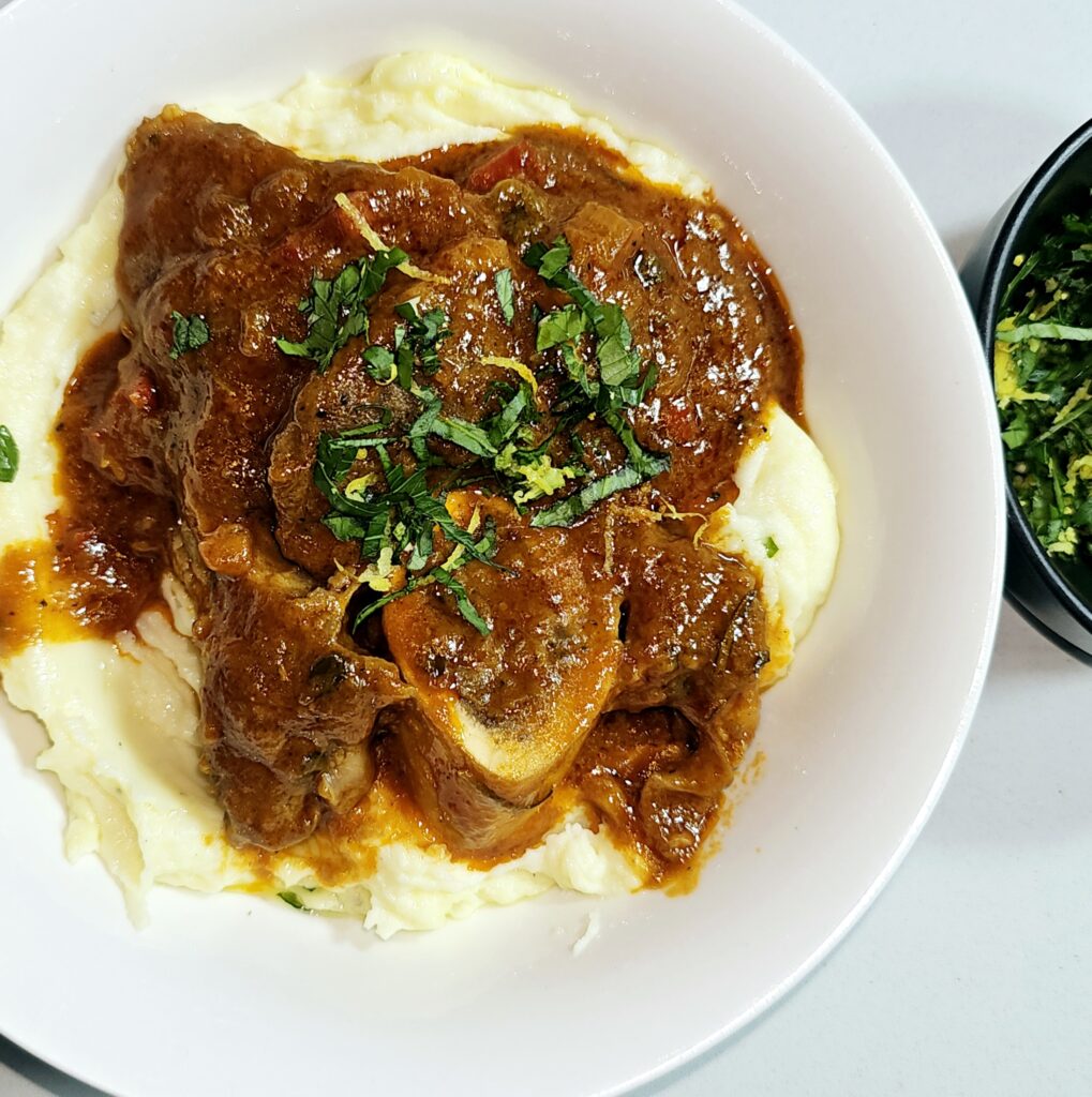 serve with osso buco and enjoy